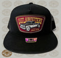 Ridge And Holler “Straight Pipes Black” Squarebody Flat Bill Hat