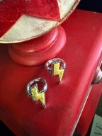 Western Lightning Bolt Thunder Stretch Ring