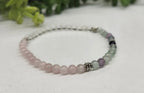 Inner Peace - Clear Quartz/Rainbow Fluorite/Rose Quartz-4mm