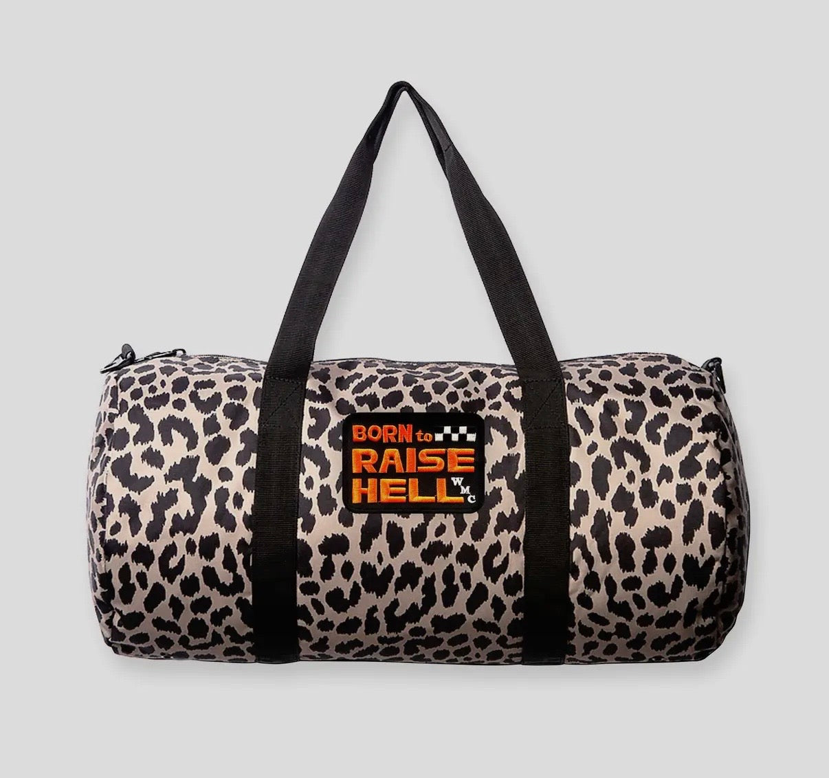 Born To Raise Hell Cheetah Duffel Bag