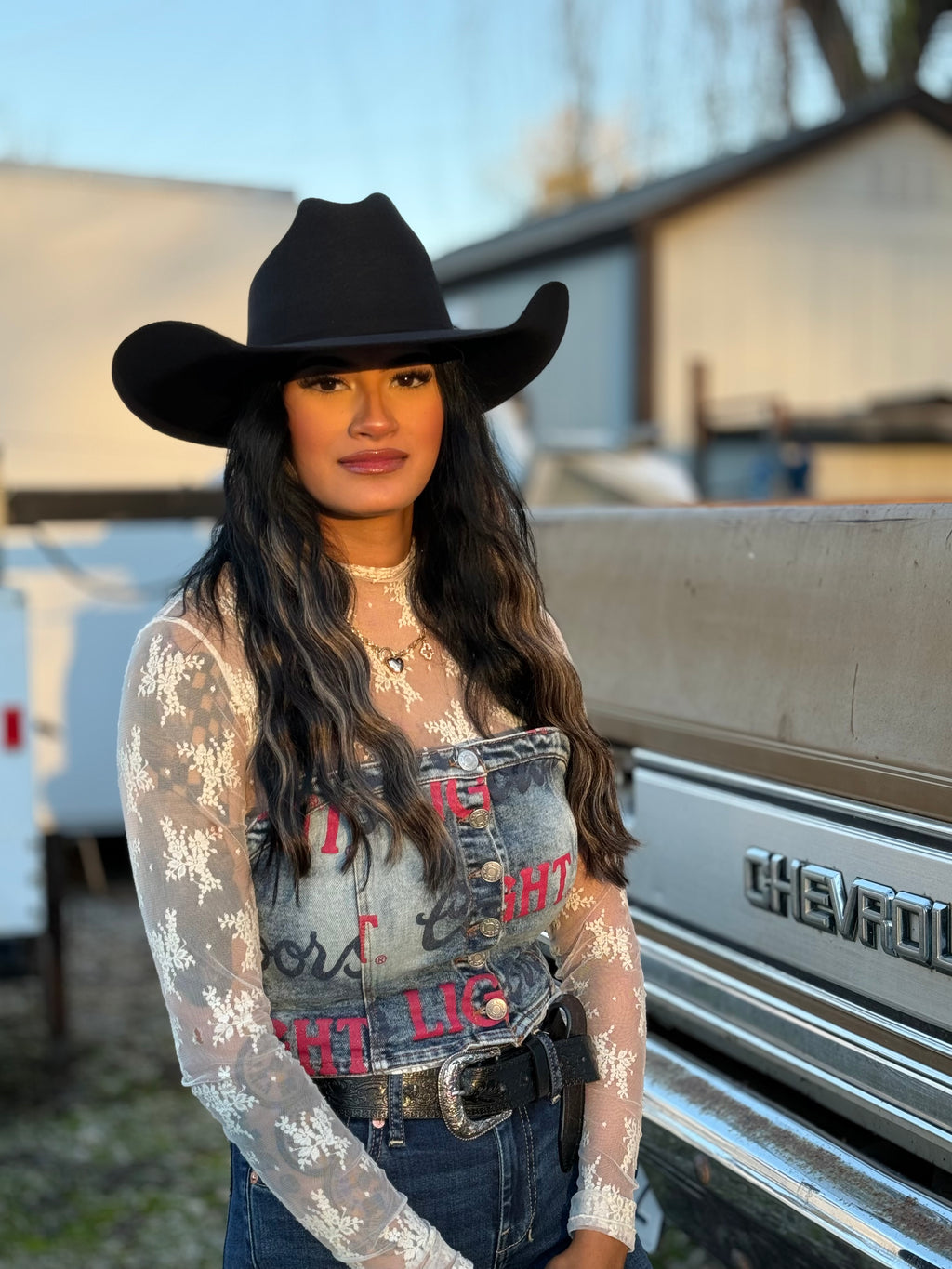Brittany Aldean, Midnight Cowboy Hat Swc x BA