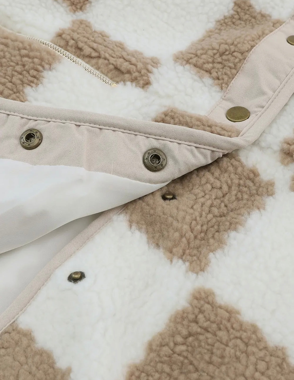 The Dylan: Checkered Sherpa Jacket