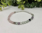 Inner Peace - Clear Quartz/Rainbow Fluorite/Rose Quartz-4mm