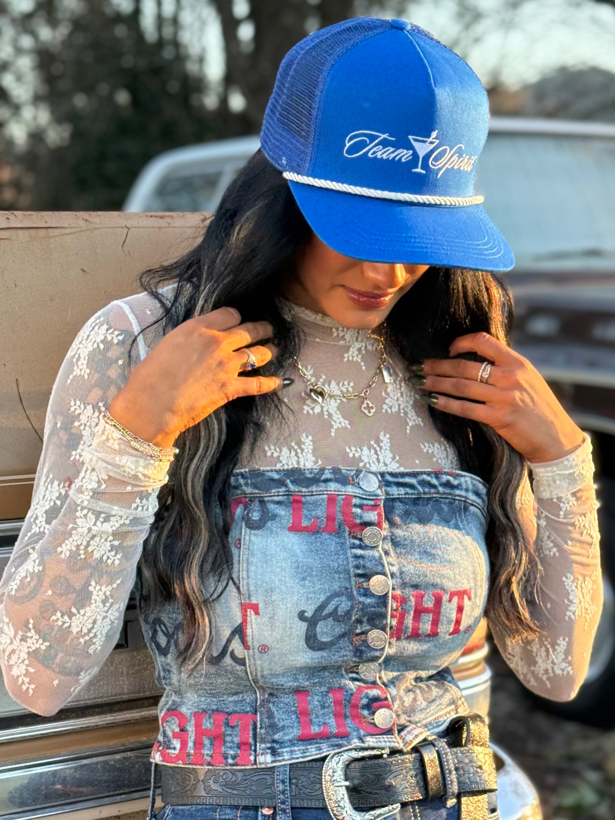 Team Spirit (Blue) Trucker hat Swc x BA