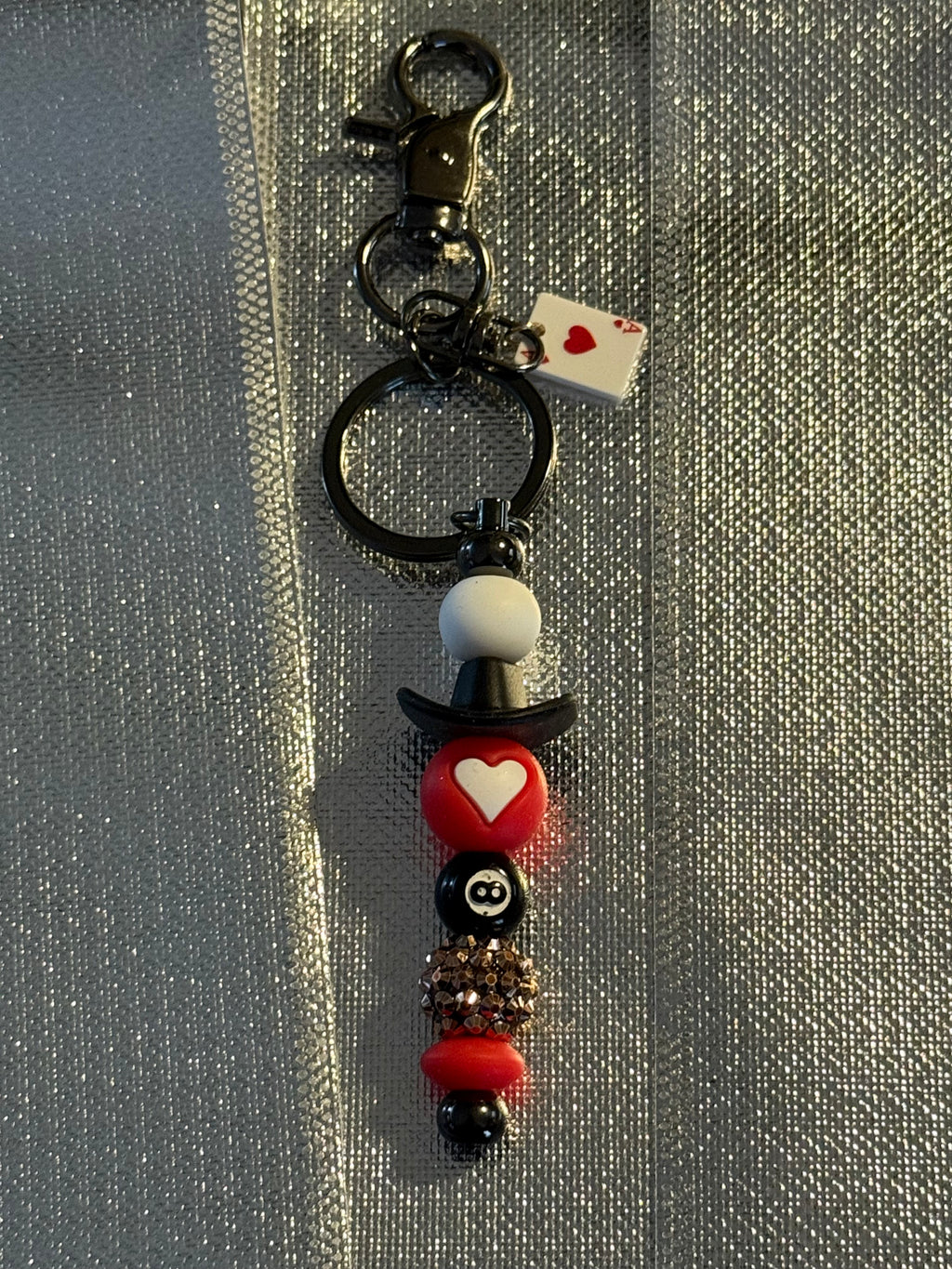 Silicone Beaded, Handmade Keychains. 20+ designs!