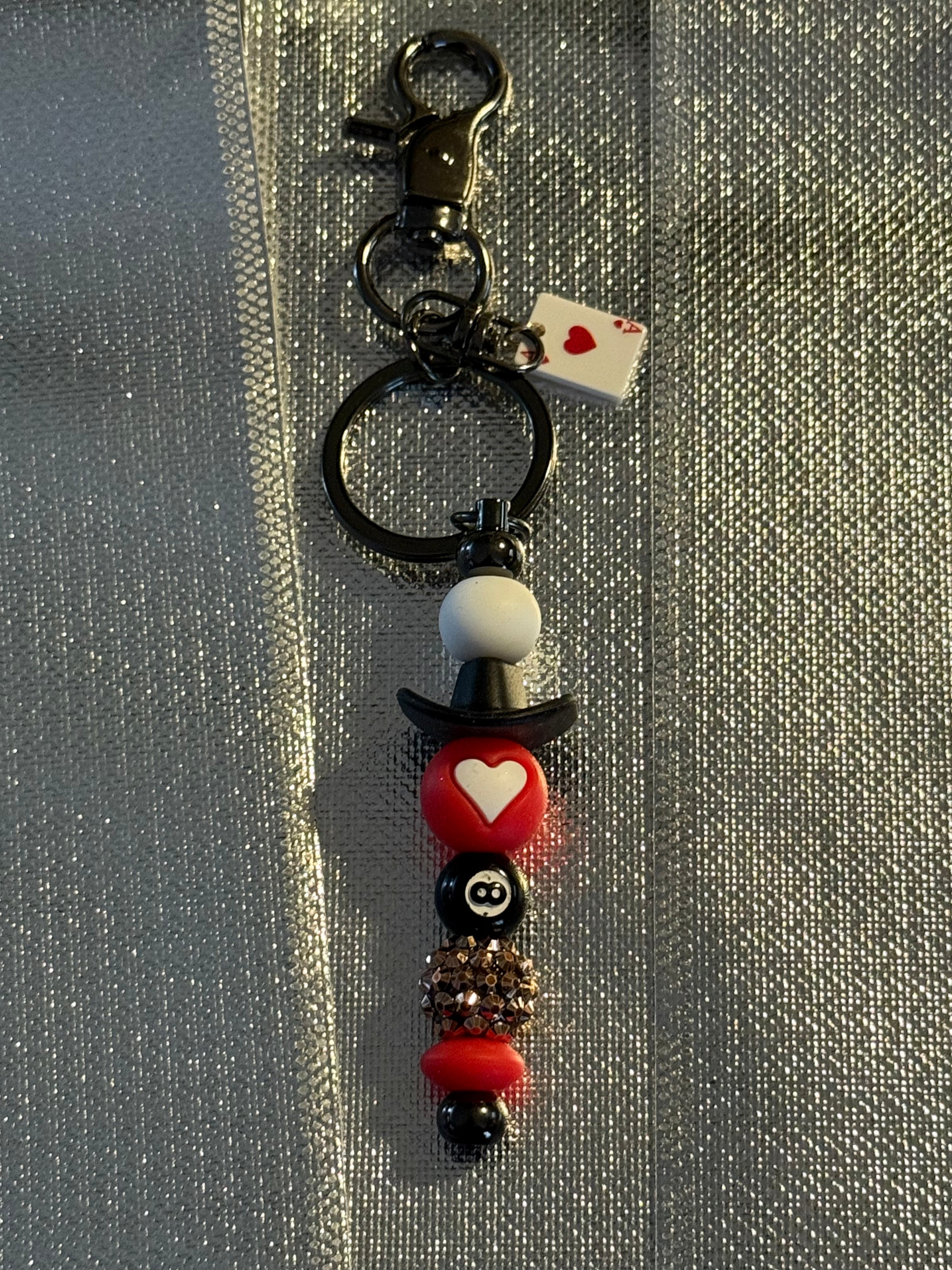 Silicone Beaded, Handmade Keychains. 20+ designs!
