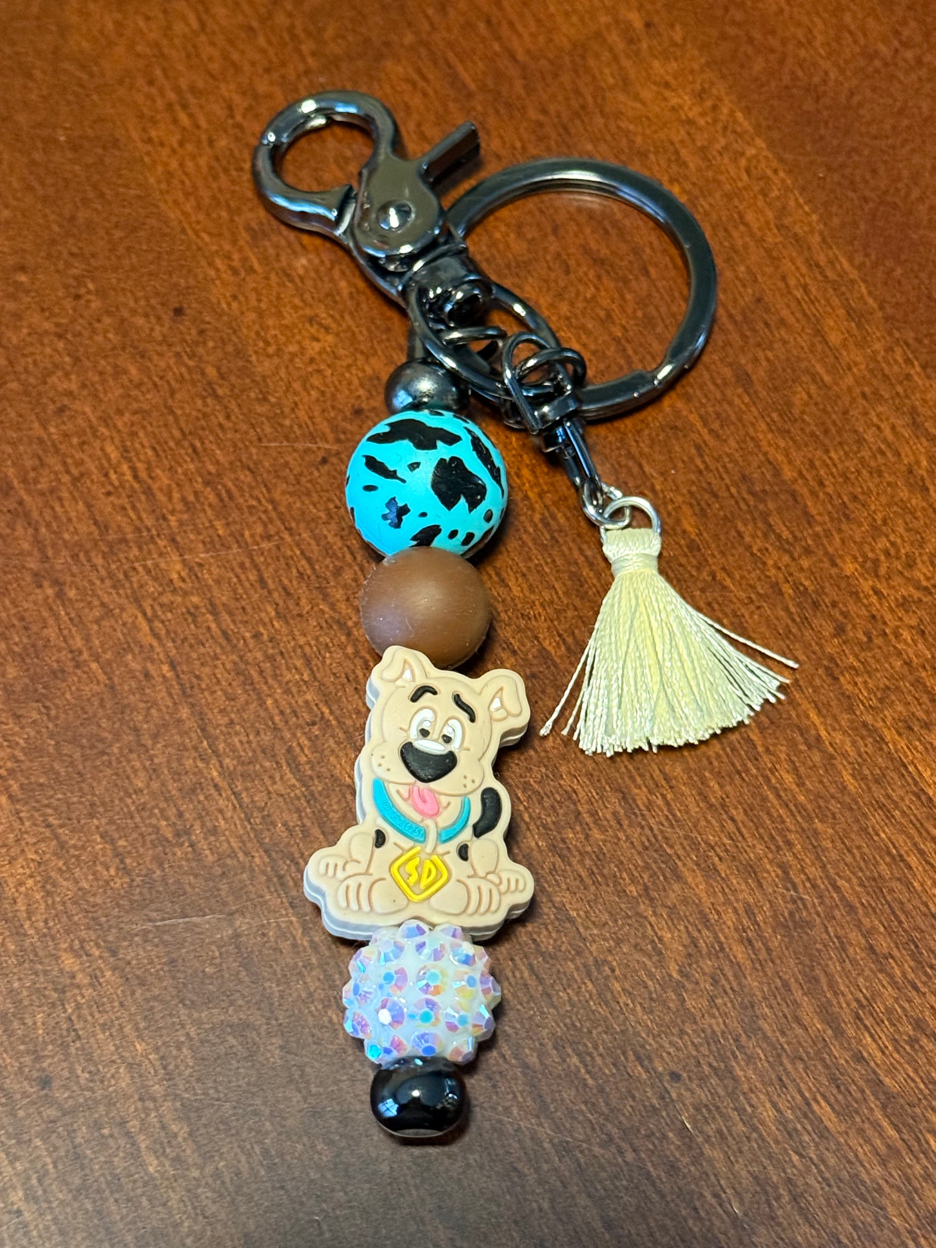 Silicone Beaded, Handmade Keychains. 20+ designs!