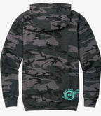 But Did You Die Hoodie “Teal & Camo”