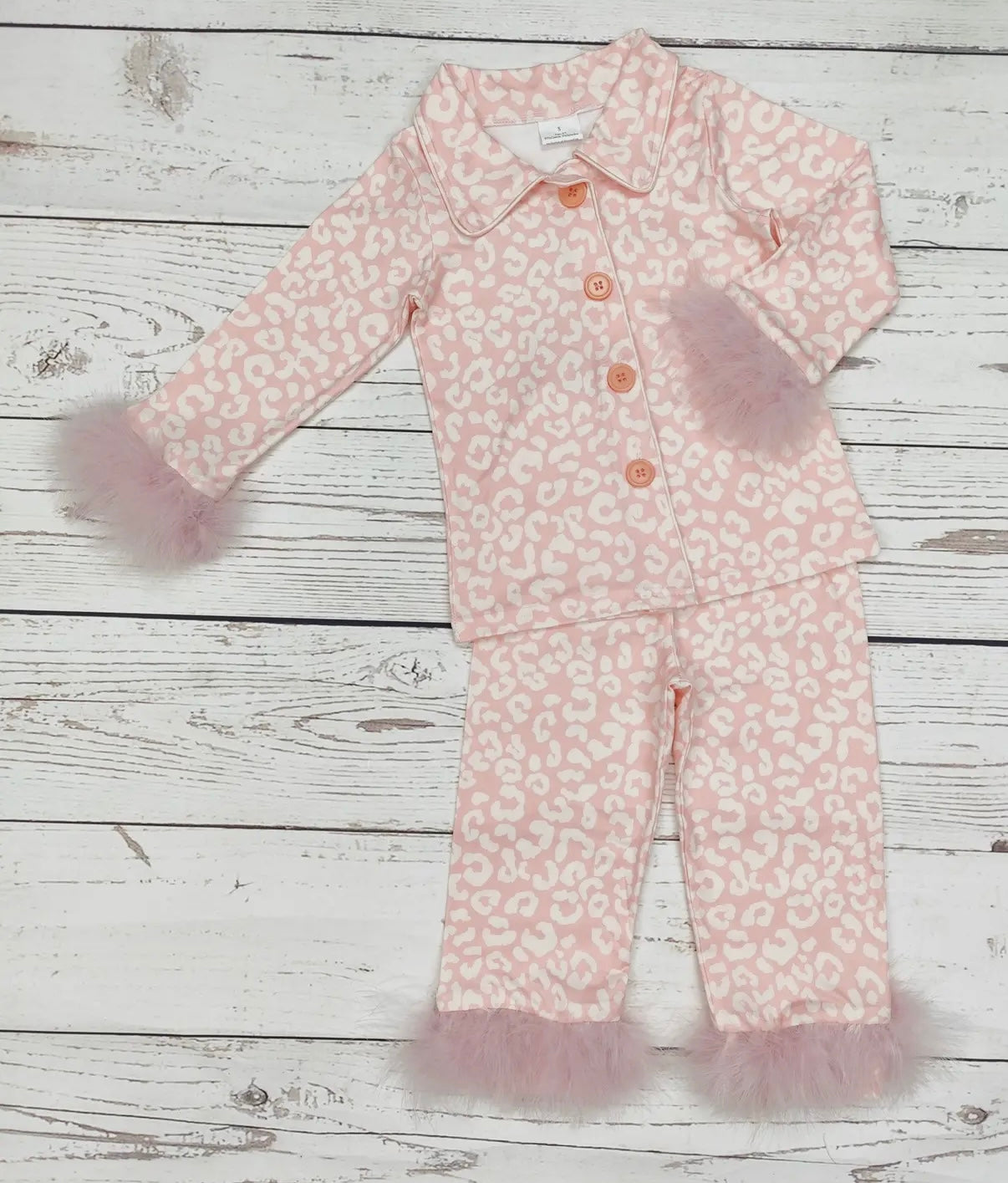 Baby Girls Cheetah
Printed Pajamas