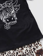 Girls Black Highland Cow Bell
Bottom Pants Sets