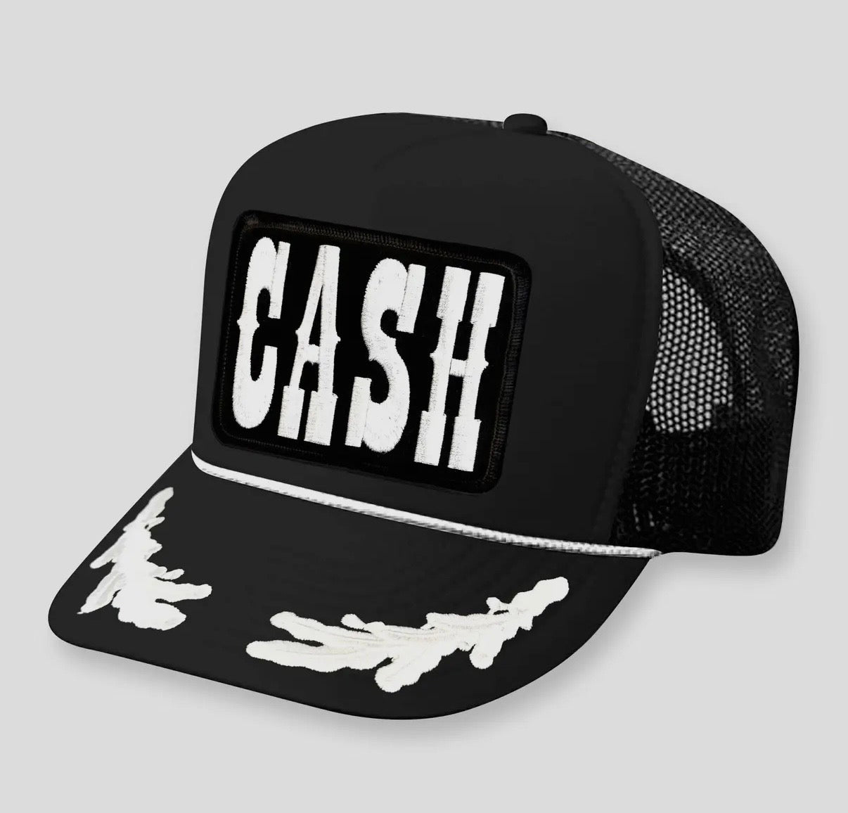 Cash Curved Bill Patch Hat “Captain”