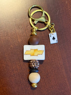Silicone Beaded, Handmade Keychains. 20+ designs!
