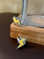 Western Lightning Bolt Thunder Stretch Ring
