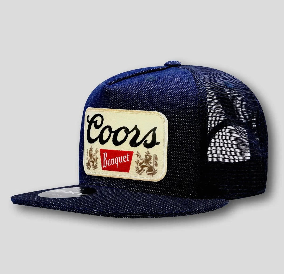 Coors Banquet Denim Workwear FlatBill Patch Hat