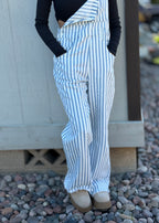 Dahlia Stripe Overalls