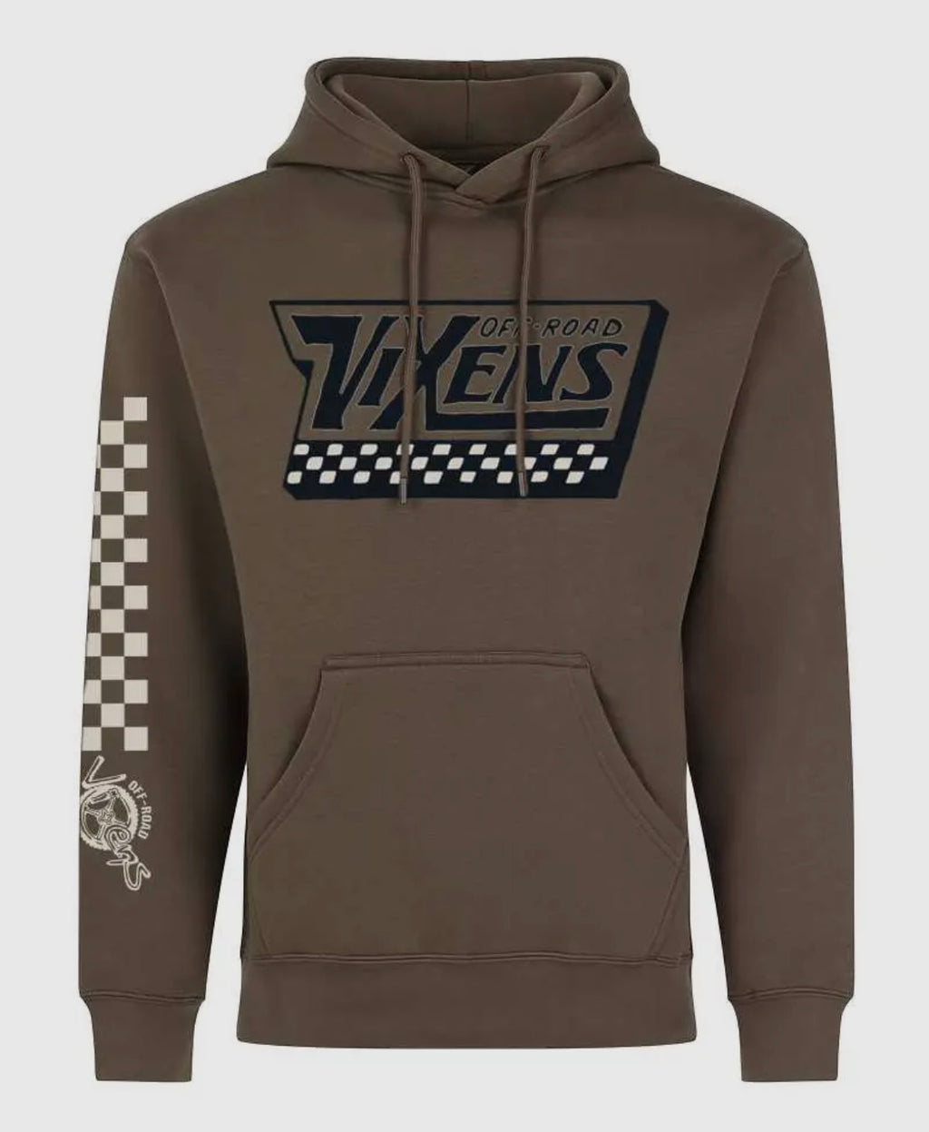 Off The Wall, Off Road Vixens Heavy Weight Hoodie “Brown”