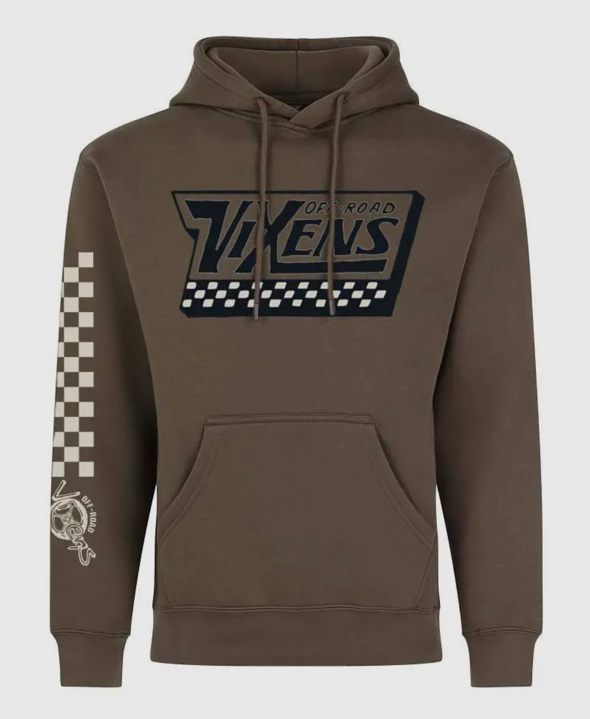 Off The Wall, Off Road Vixens Heavy Weight Hoodie “Brown”