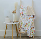 Baby & Toddler Minky Blanket - Farm Animals