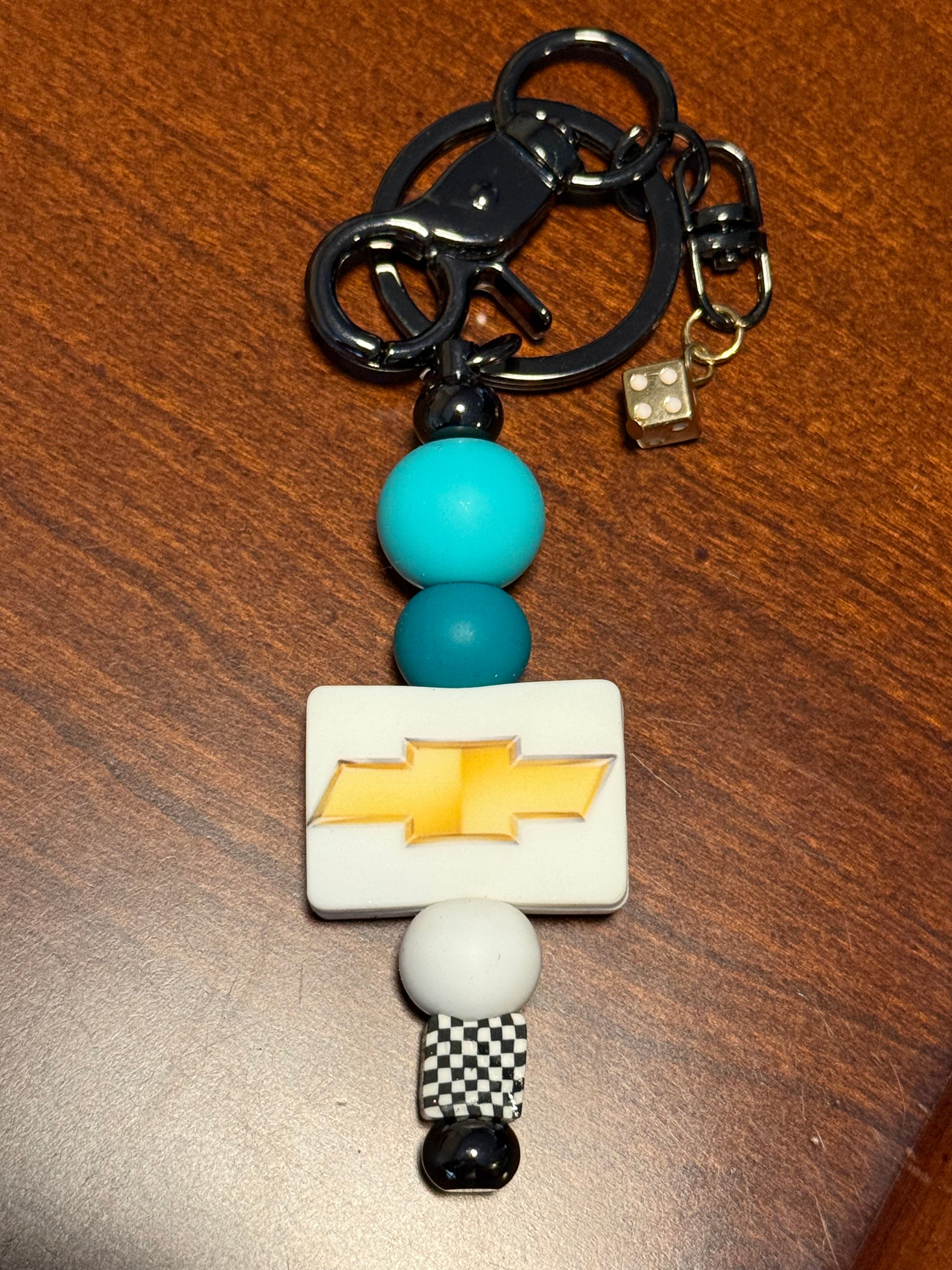 Silicone Beaded, Handmade Keychains. 20+ designs!