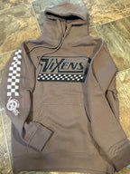 Off The Wall, Off Road Vixens Heavy Weight Hoodie “Brown”