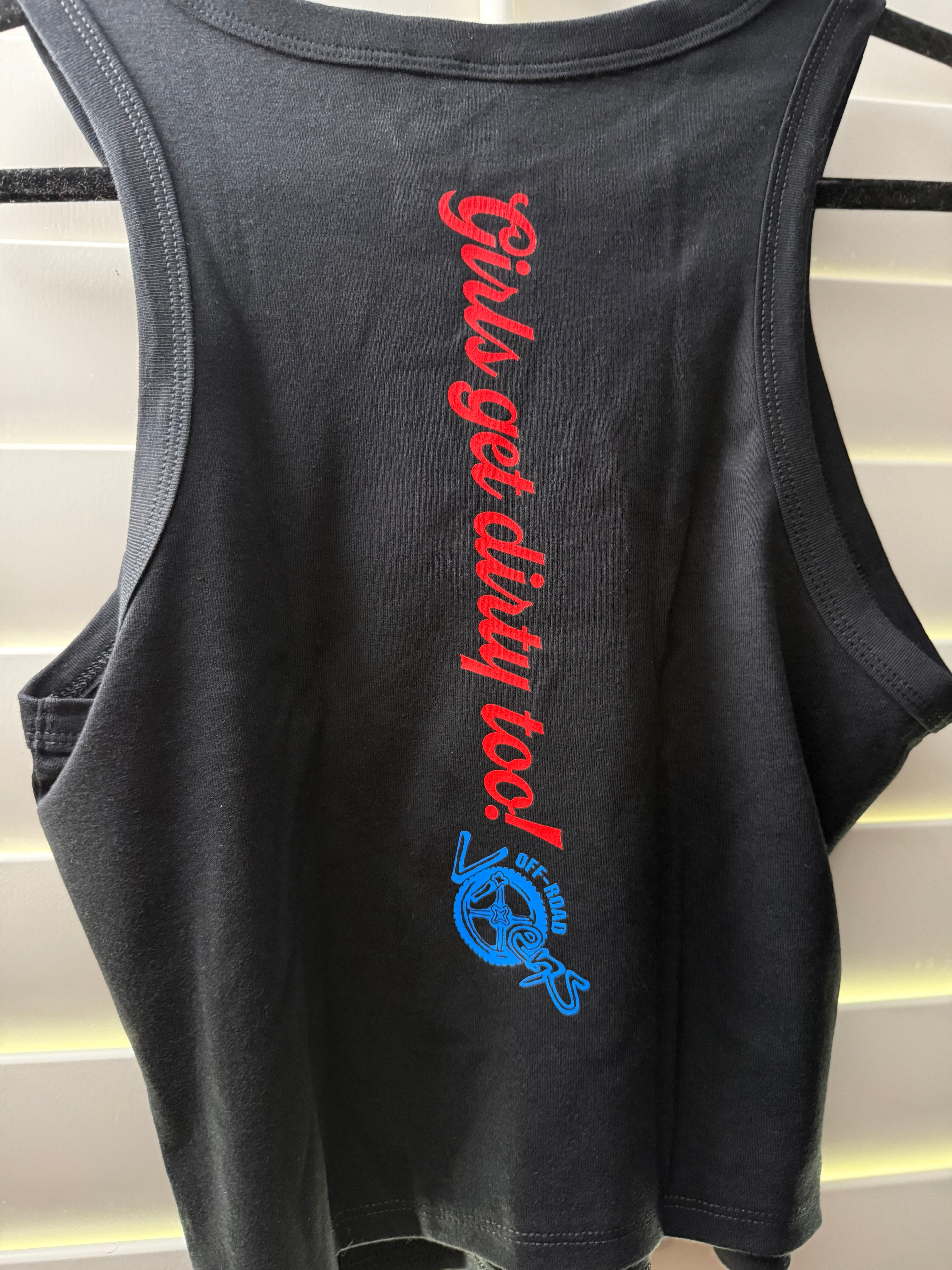Off Road Vixens Rocky Mountain Cropped Micro Rib Tank