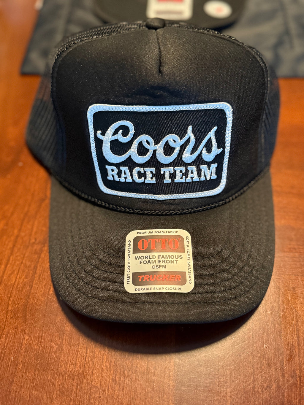 Coors Banquet Race Team Patch Trucker Hat “Black/White”