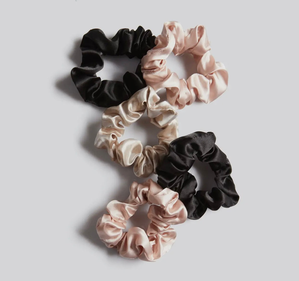 KITSCH Satin Sleep Scrunchies 5pc - Assorted