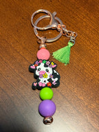 Silicone Beaded, Handmade Keychains. 20+ designs!