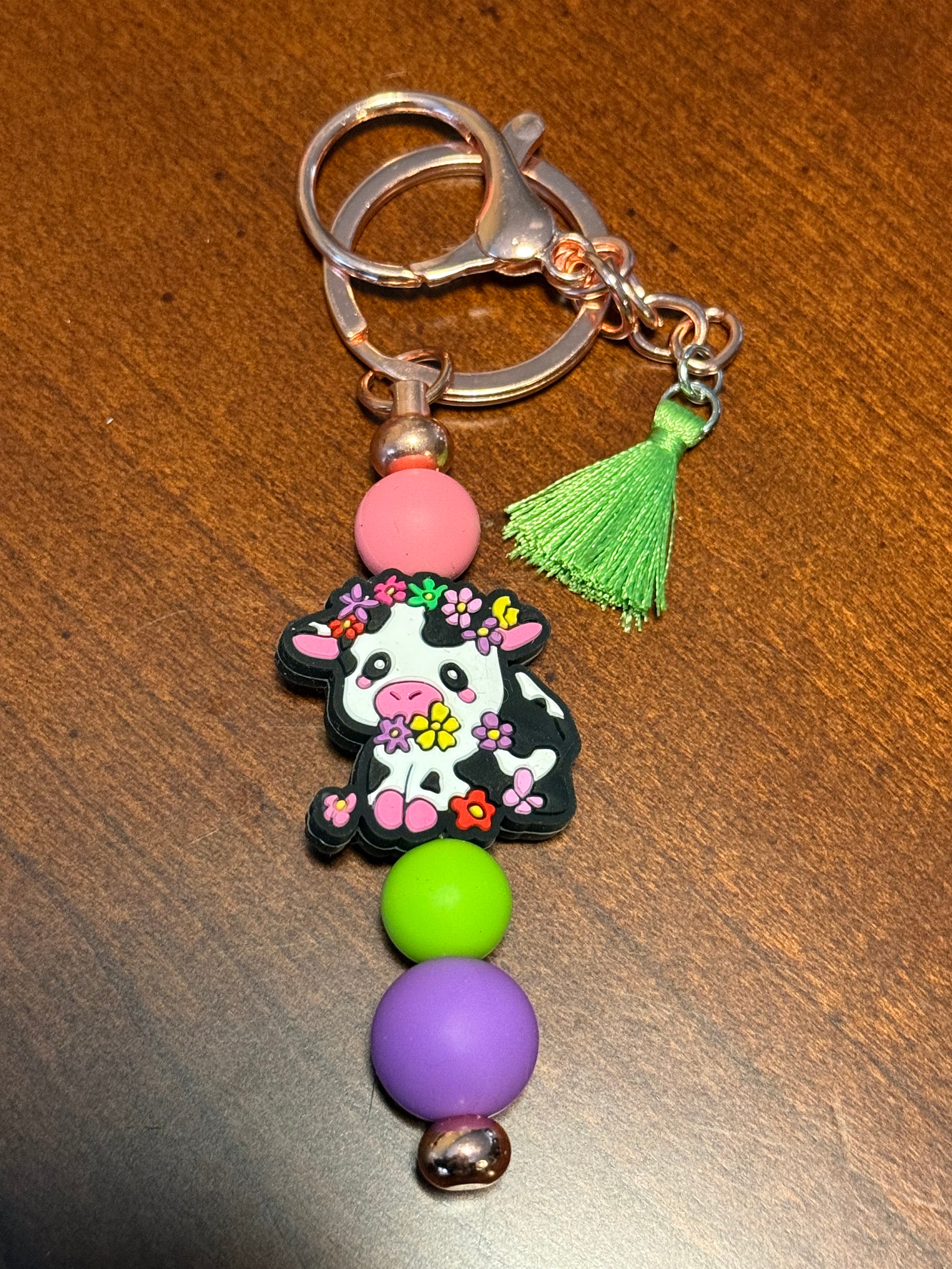 Silicone Beaded, Handmade Keychains. 20+ designs!
