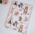 Baby & Toddler Minky Blanket - Woodland Tribe Pink