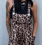 Karli Silky Cheetah Overalls