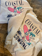 Coastal Cowgirl Beach Club Sweatshirt “Oat”