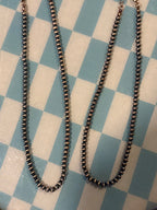 Western Navajo Bead Choker Necklace 4mm