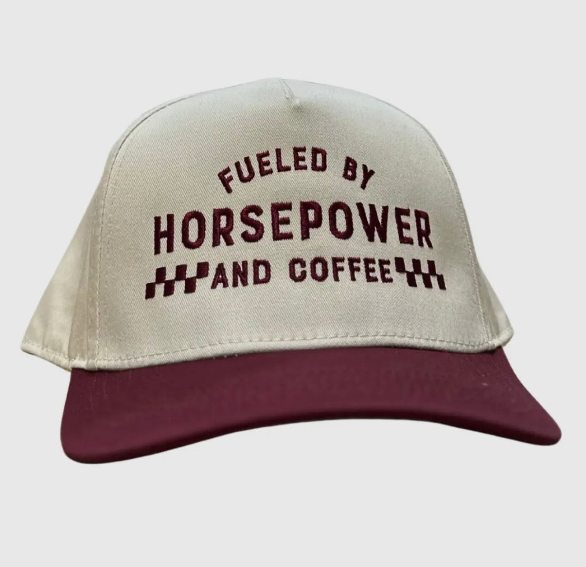 Fueled By Horsepower And Coffee SnapBack