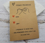 Heart Clay Heishi Valentine Bracelet Set of 2 with Card