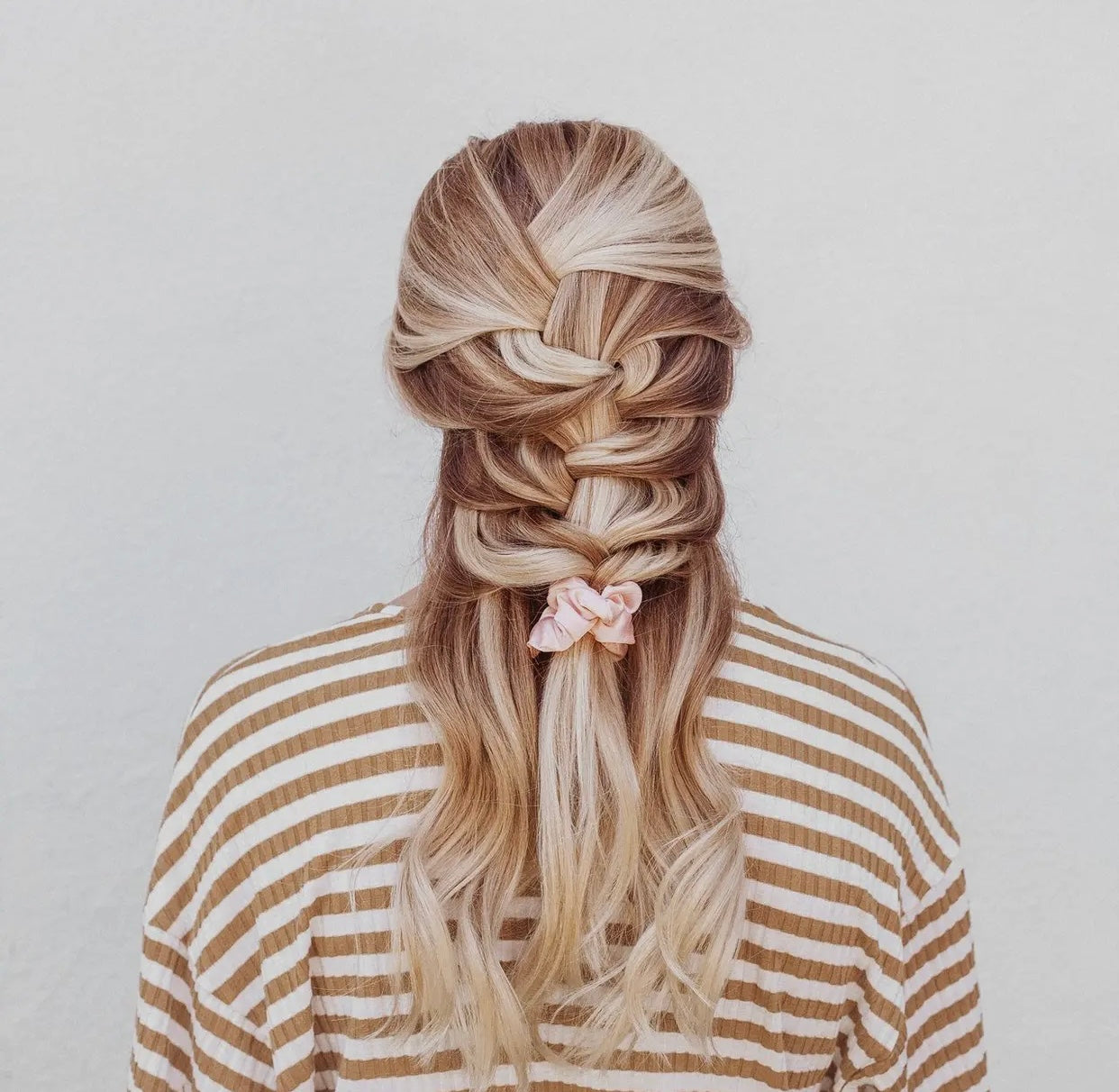 KITSCH Scrunchies Metallic (Blush)
