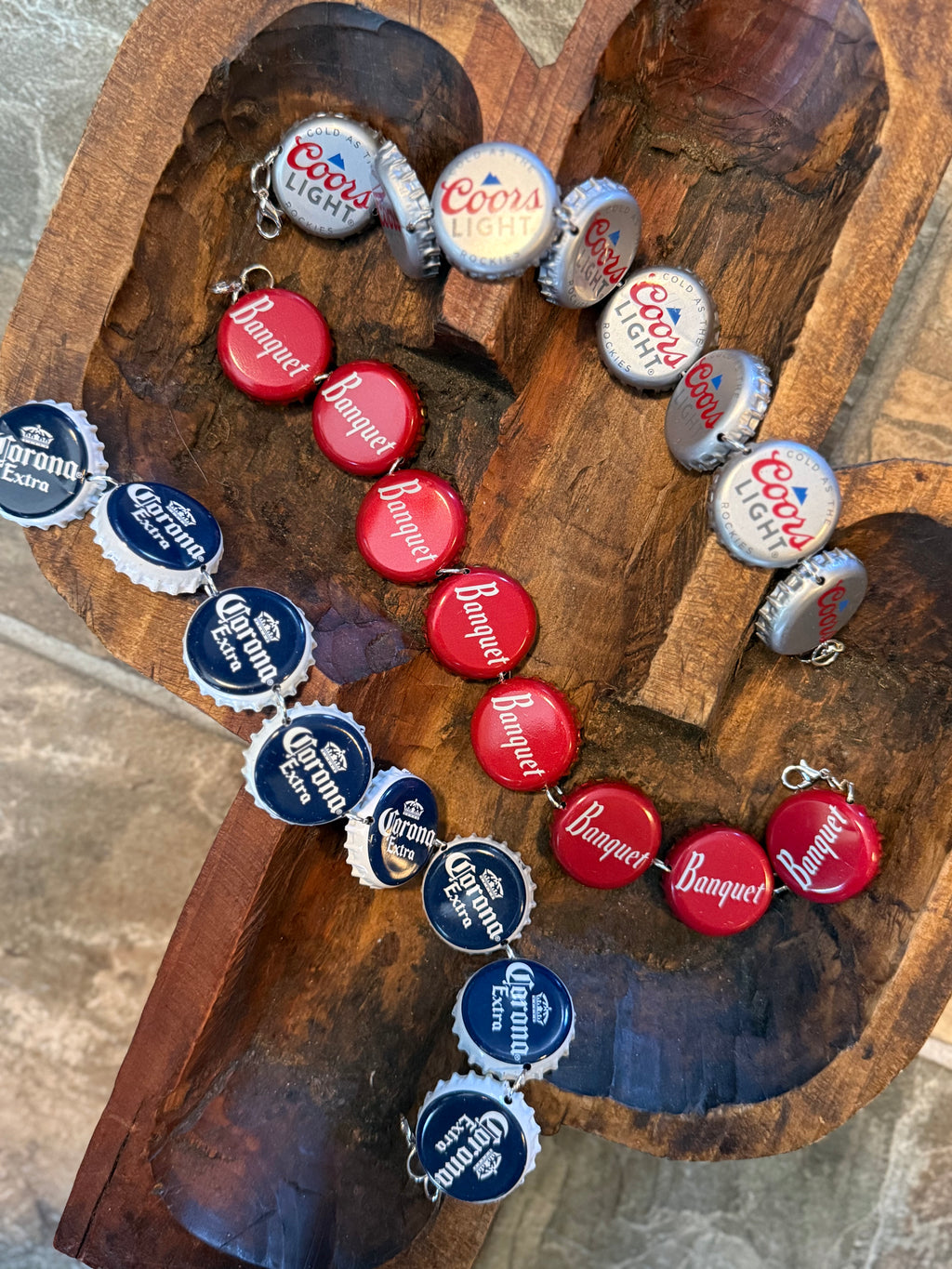 Beer Bottle Top Hat Chains