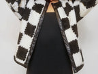Heavyweight Checkered Cozy Sherpa Jacket