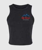 Off Road Vixens Rocky Mountain Cropped Micro Rib Tank