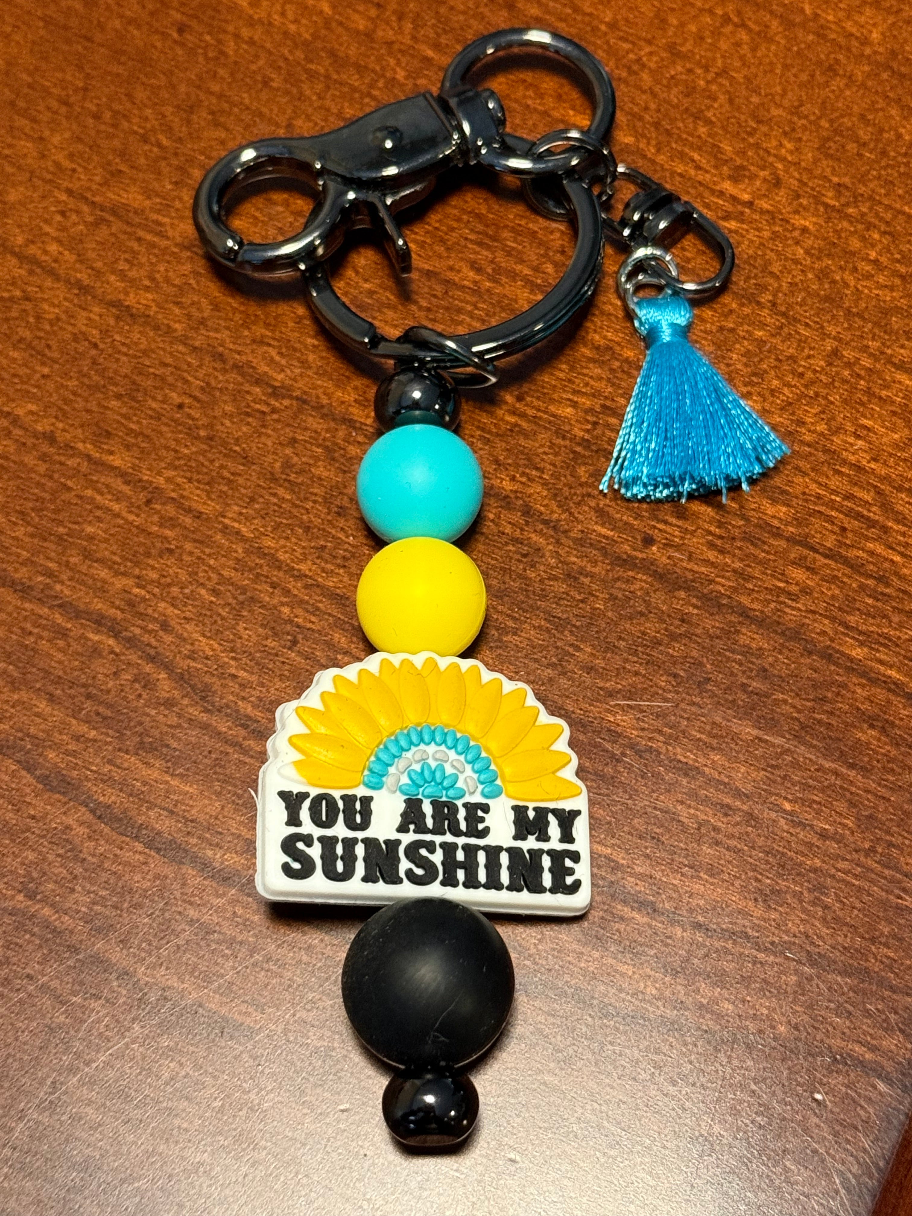 Silicone Beaded, Handmade Keychains. 20+ designs!