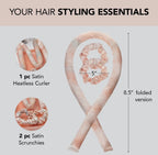 Satin Heatless Curling Set - Sunset Tie Dye