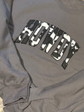 Howdy cowprint embroidered sweatshirt