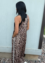 Karli Silky Cheetah Overalls