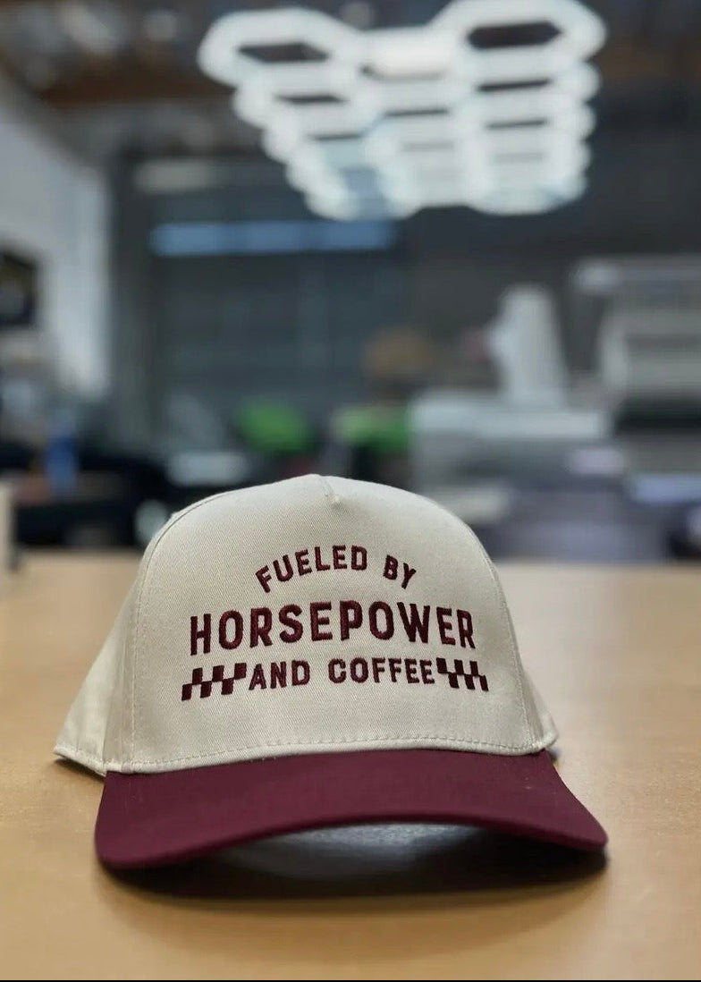 Fueled By Horsepower And Coffee SnapBack