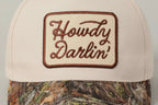 Howdy Darlin' Embroidery Patch Realtree camo cap