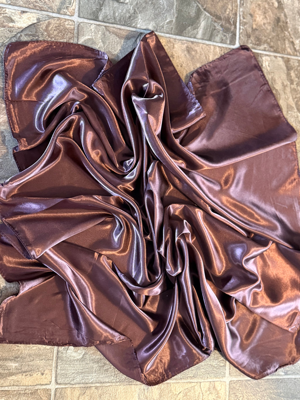 Oversized Western Silky Satin Wild Rag Scarf’s
