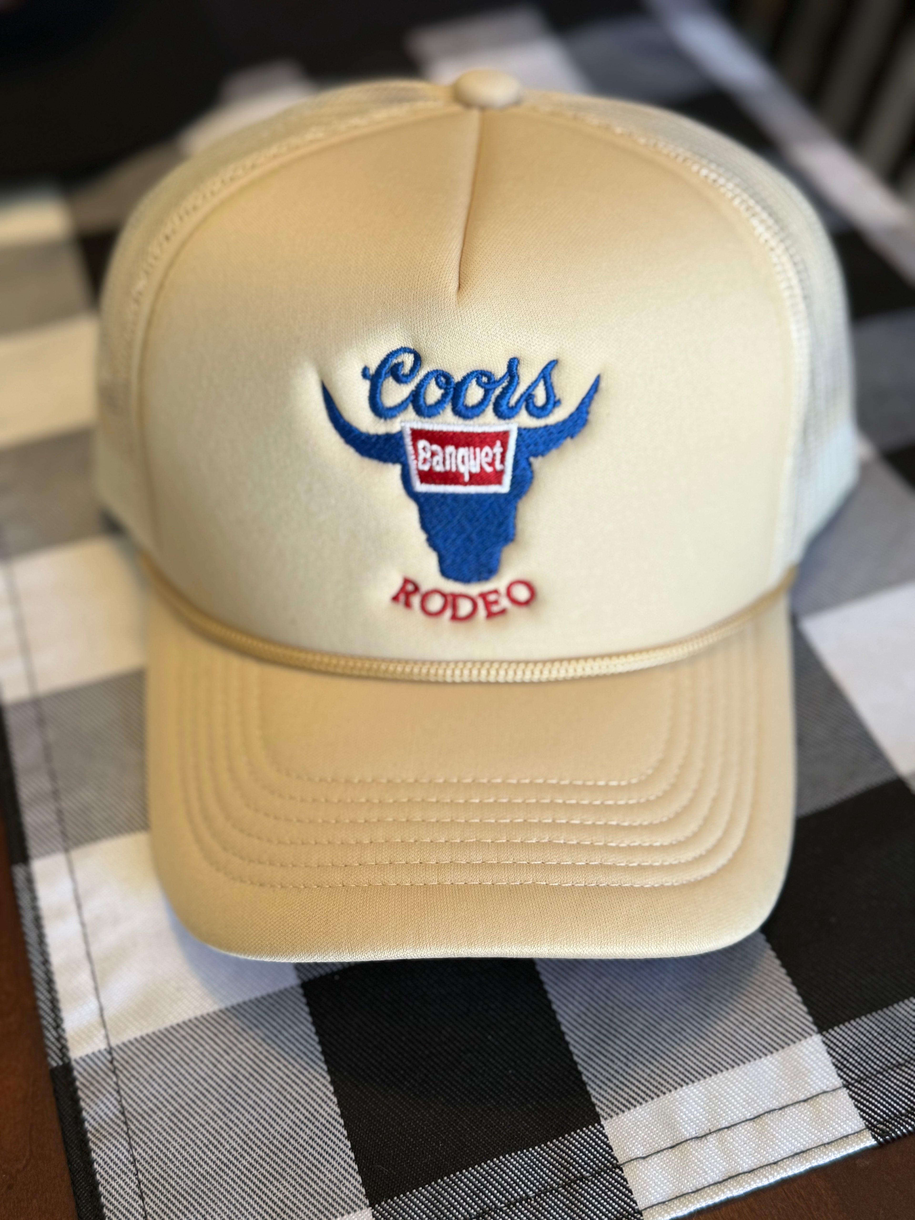 Coors Rodeo Embroidered Trucker Hat