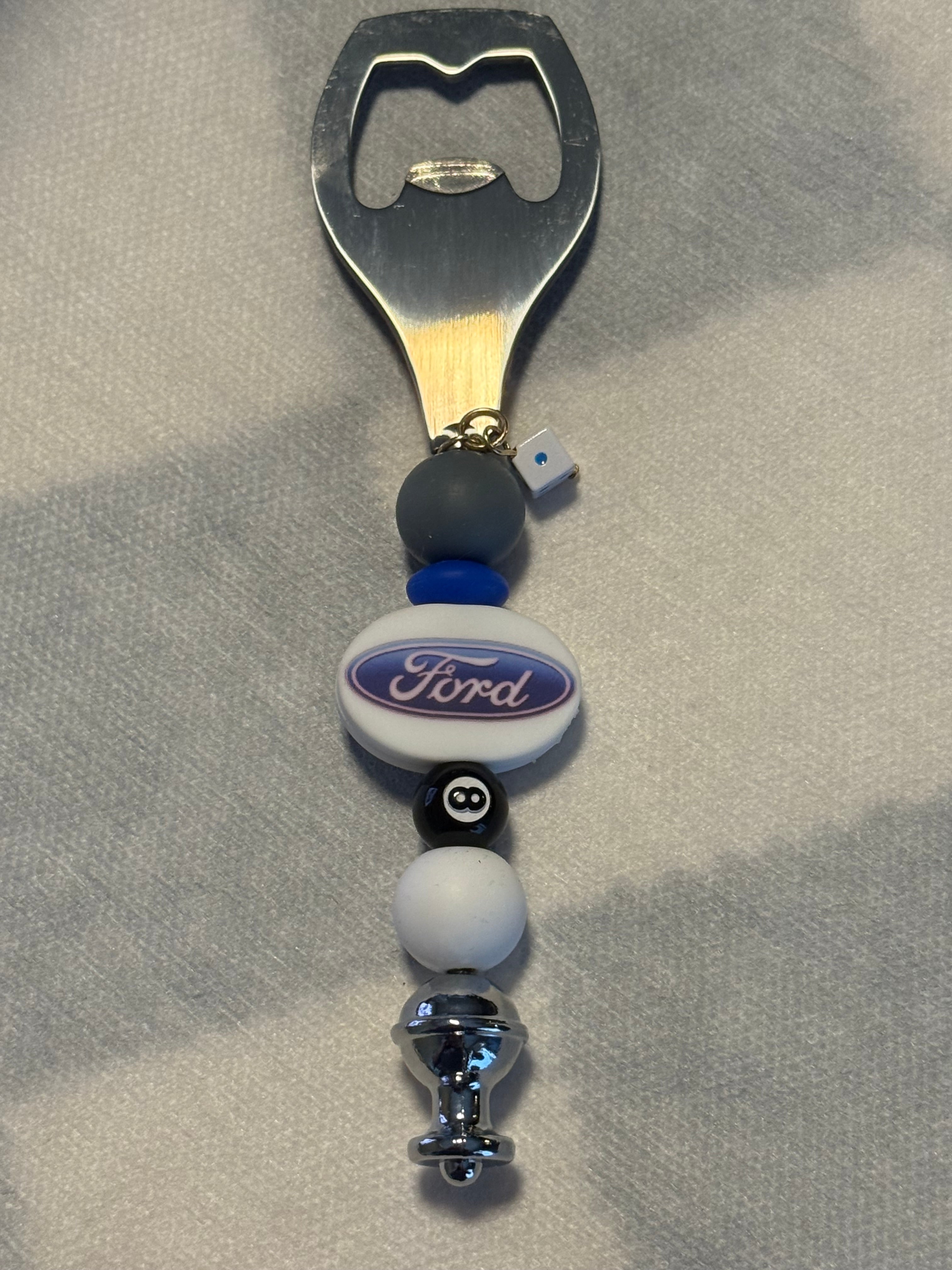 Silicone Beaded, Bottle Opener 10+ Designs