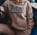Off The Wall, Off Road Vixens Heavy Weight Hoodie “Brown”