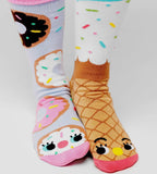 Donut & Ice Cream Mismatched Adult Socks